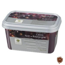 Замороженное пюре Черная смородина, в блоке Ravifruit, Франция, 1 кг.