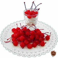 Черешня КОКТЕЙЛЬ с веточкой красная, 3 кг.