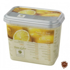 Замороженное пюре в блоке Лимон дробленый 30% сахара Ravifruit, 1 кг