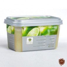 Замороженное пюре Лайм в блоке Ravifruit, 1 кг.