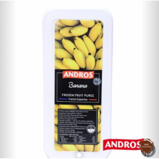 Замороженное пюре Банан Andros, 1 кг.