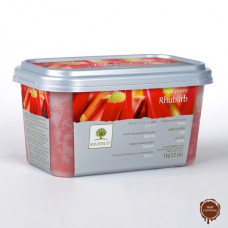 Замороженное пюре Ревень в блоке Ravifruit, 1 кг.