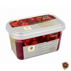 Замороженное пюре Вишня Griotte, в блоке Ravifruit, Франция, 1 кг.